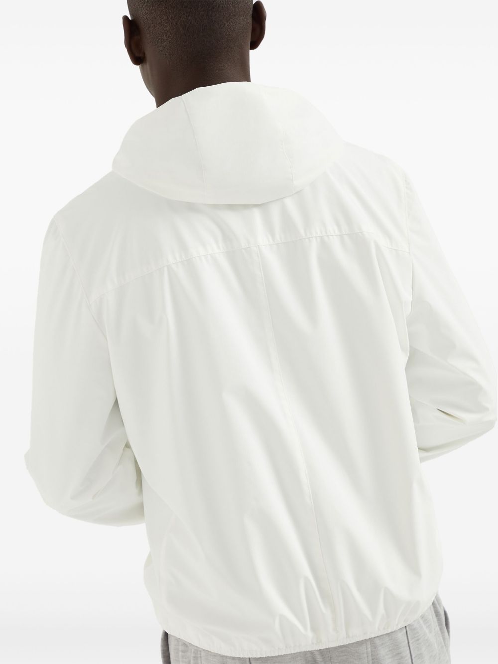 Nylon blouson jacket