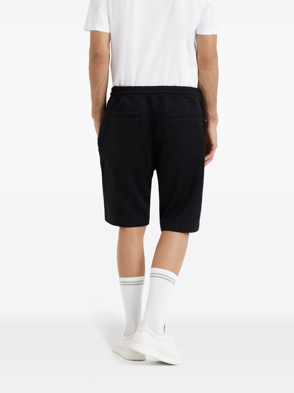 Cotton blend bermuda shorts