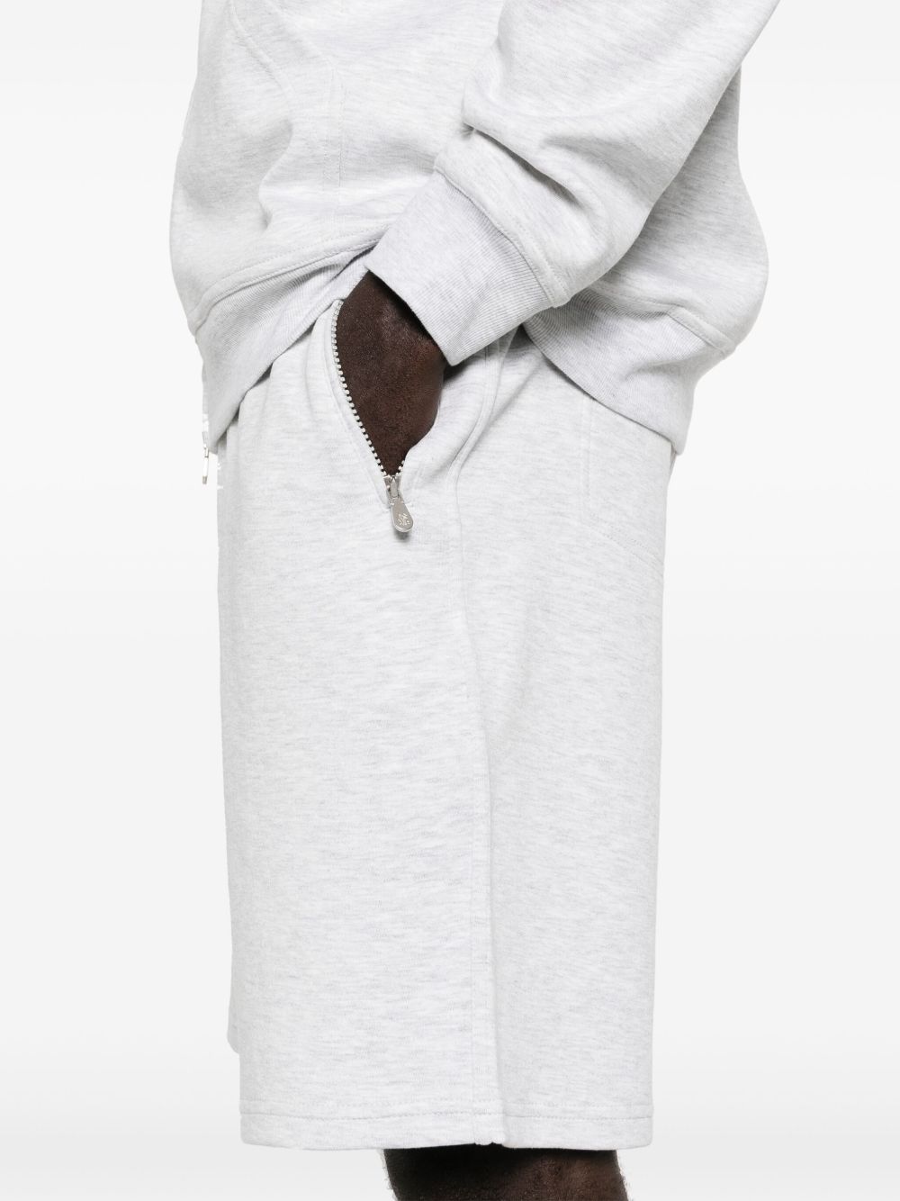 Cotton blend bermuda shorts