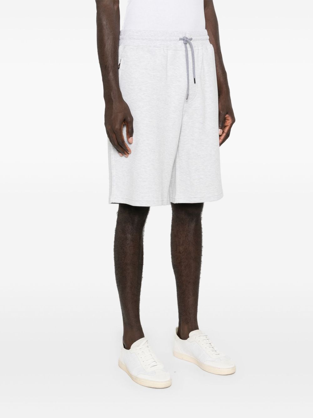 Cotton blend bermuda shorts