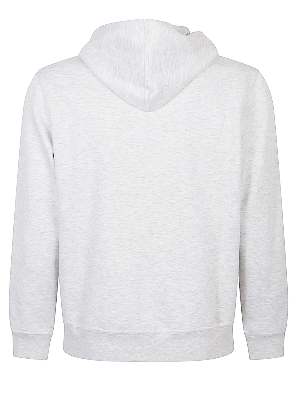 Cotton blend zipped hoodie
