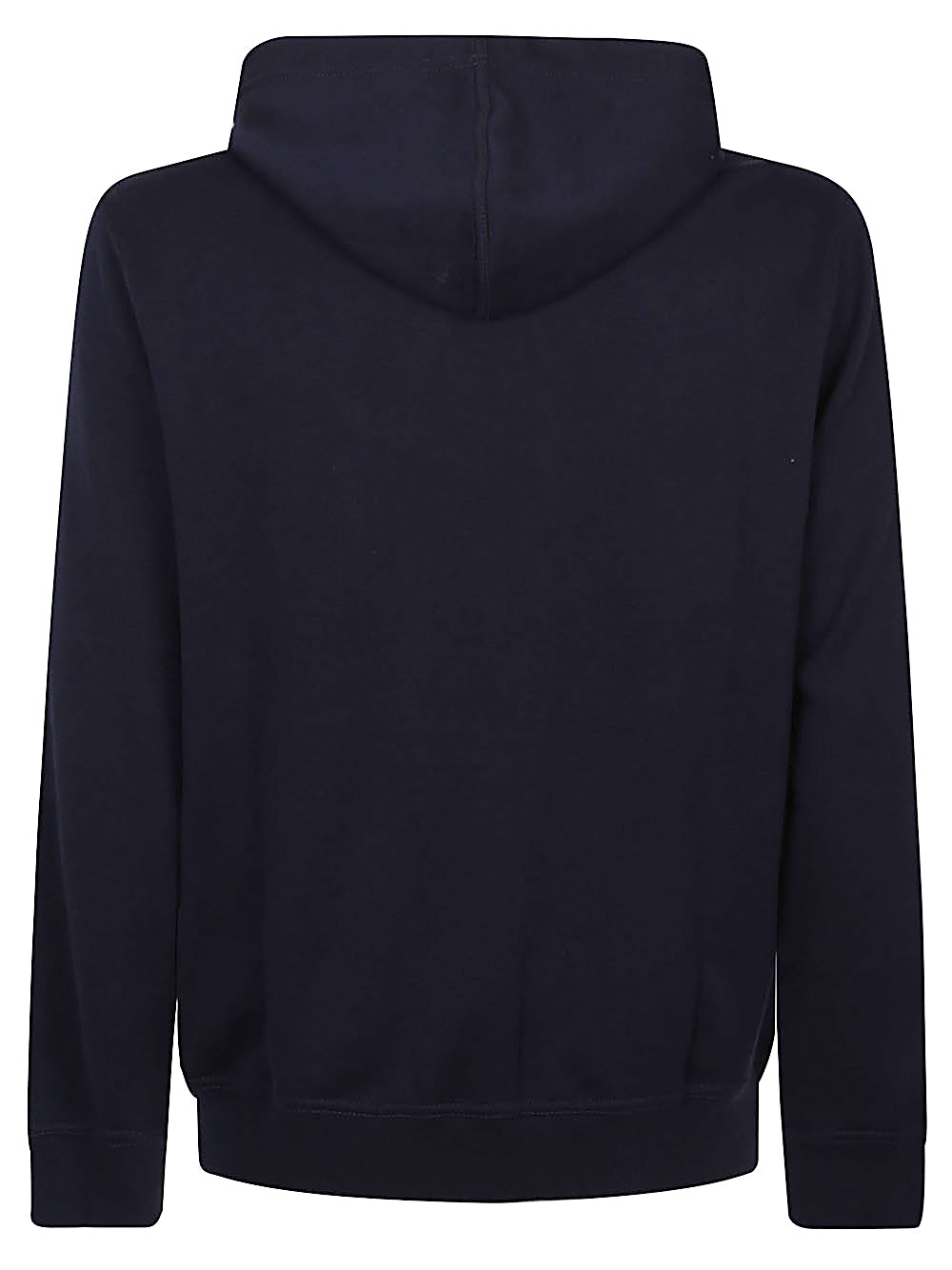 Cotton blend zipped hoodie