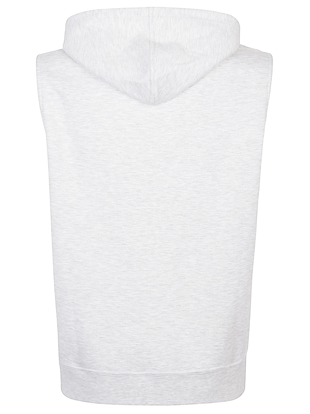 Cotton blend sleeveless hooodie