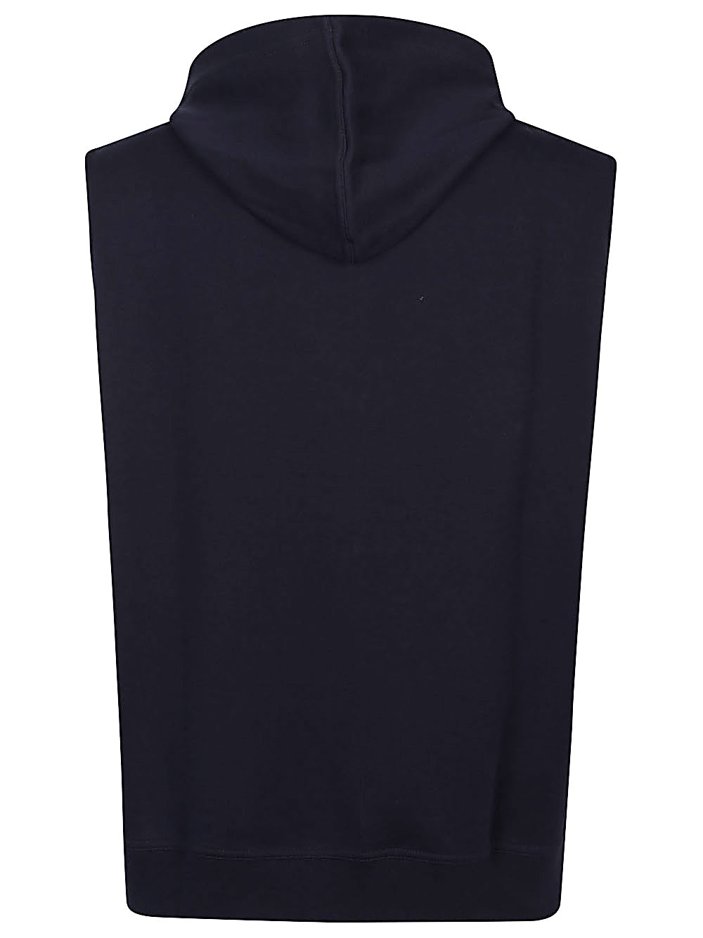 Cotton blend sleeveless hooodie