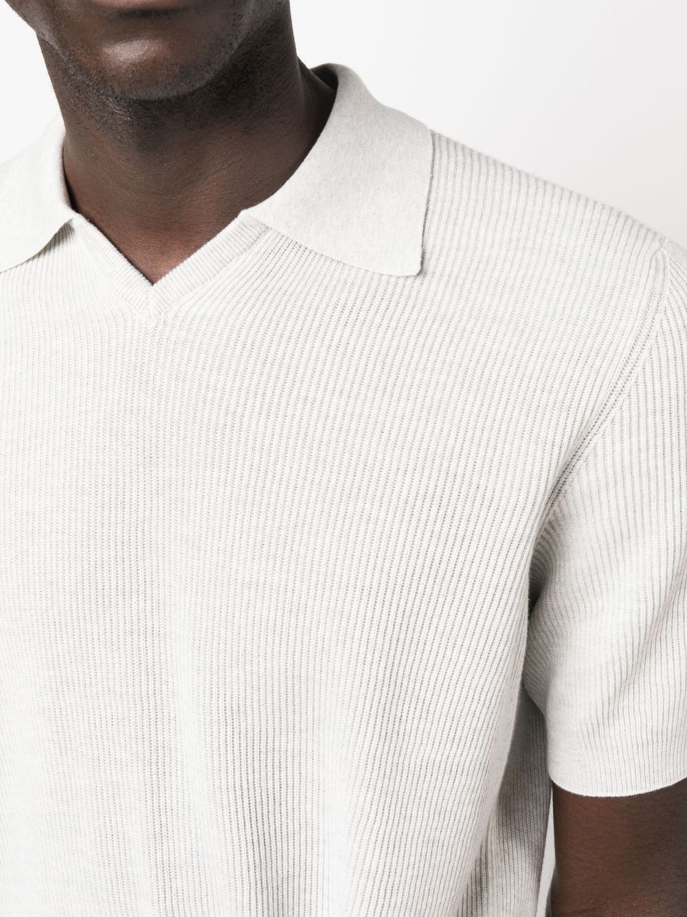 Cotton polo sweater