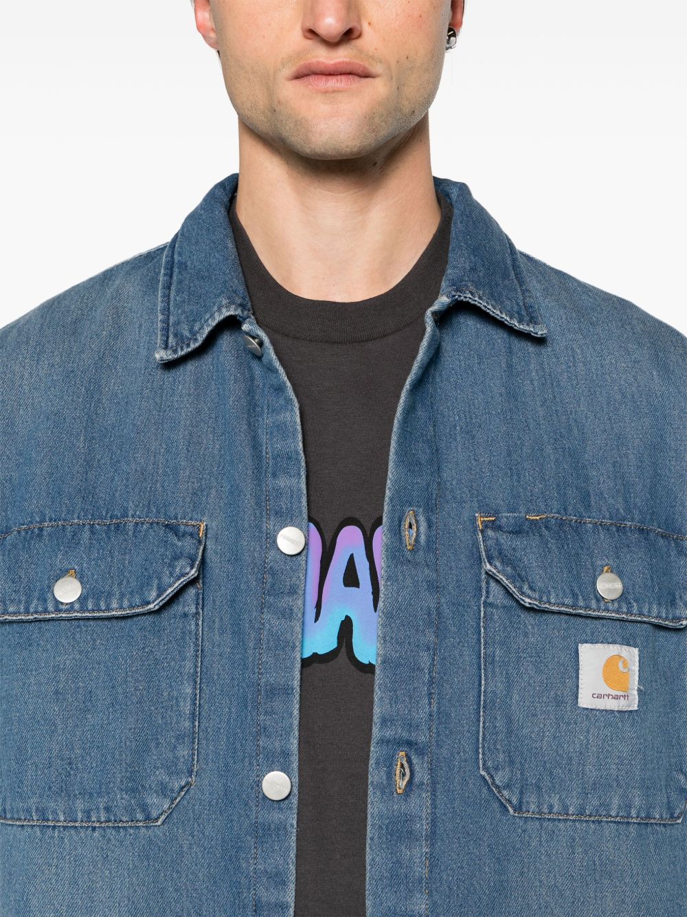 Denim cotton shirt