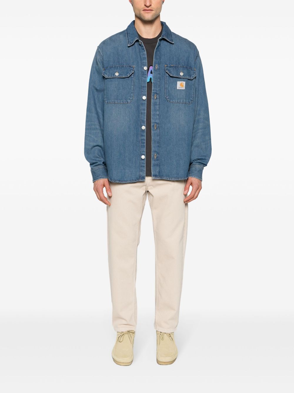 Denim cotton shirt