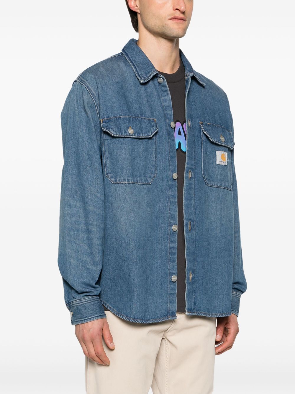 Denim cotton shirt