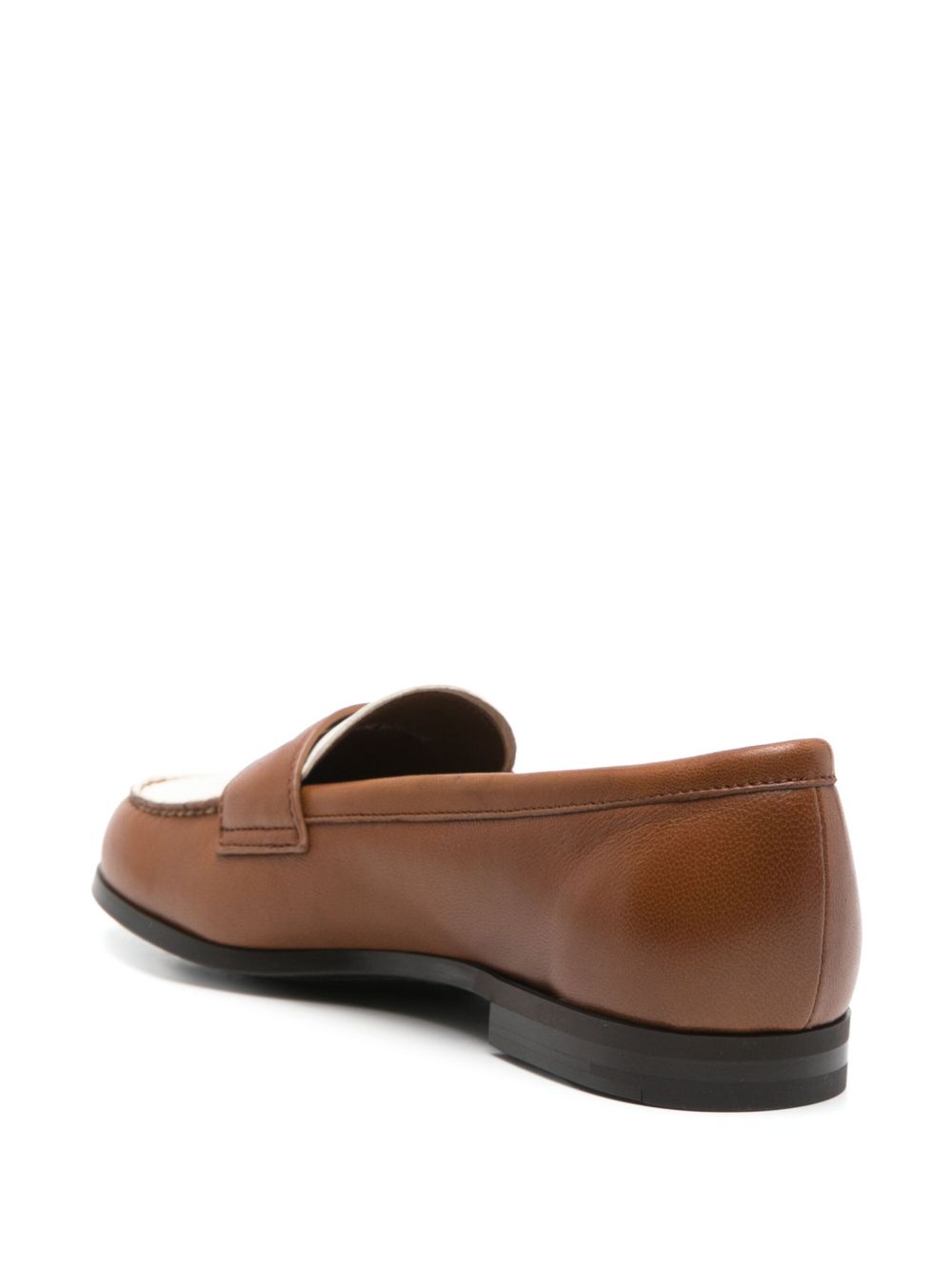Leather loafers