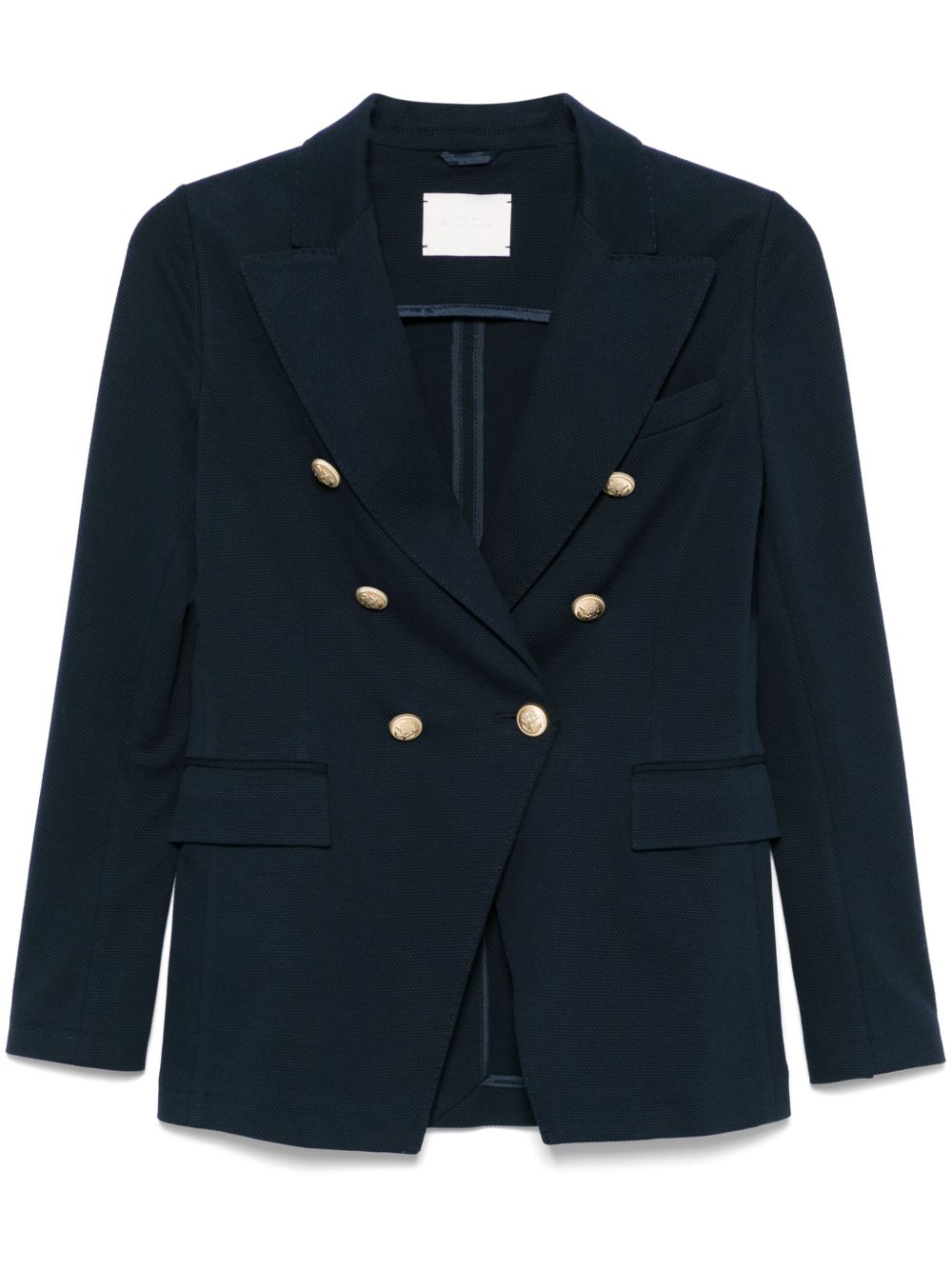 Cotton double-breasted jacket