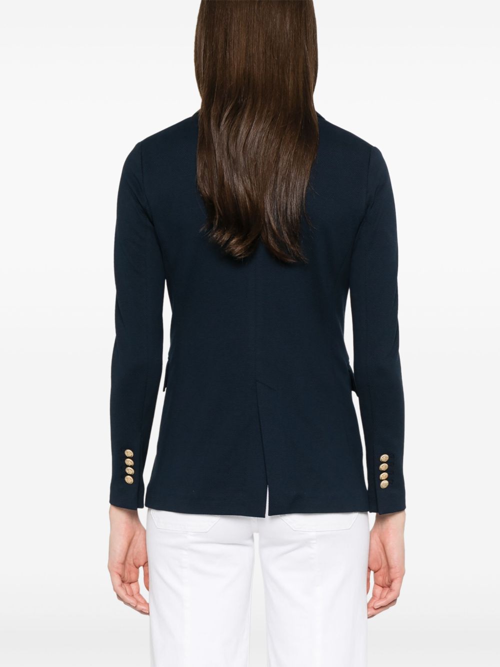 Cotton double-breasted jacket