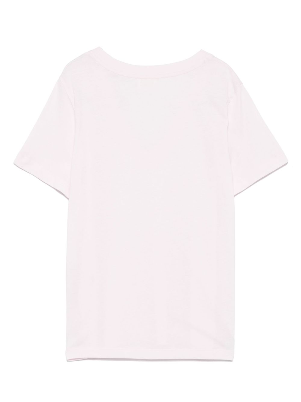 Cotton v-necked t-shirt