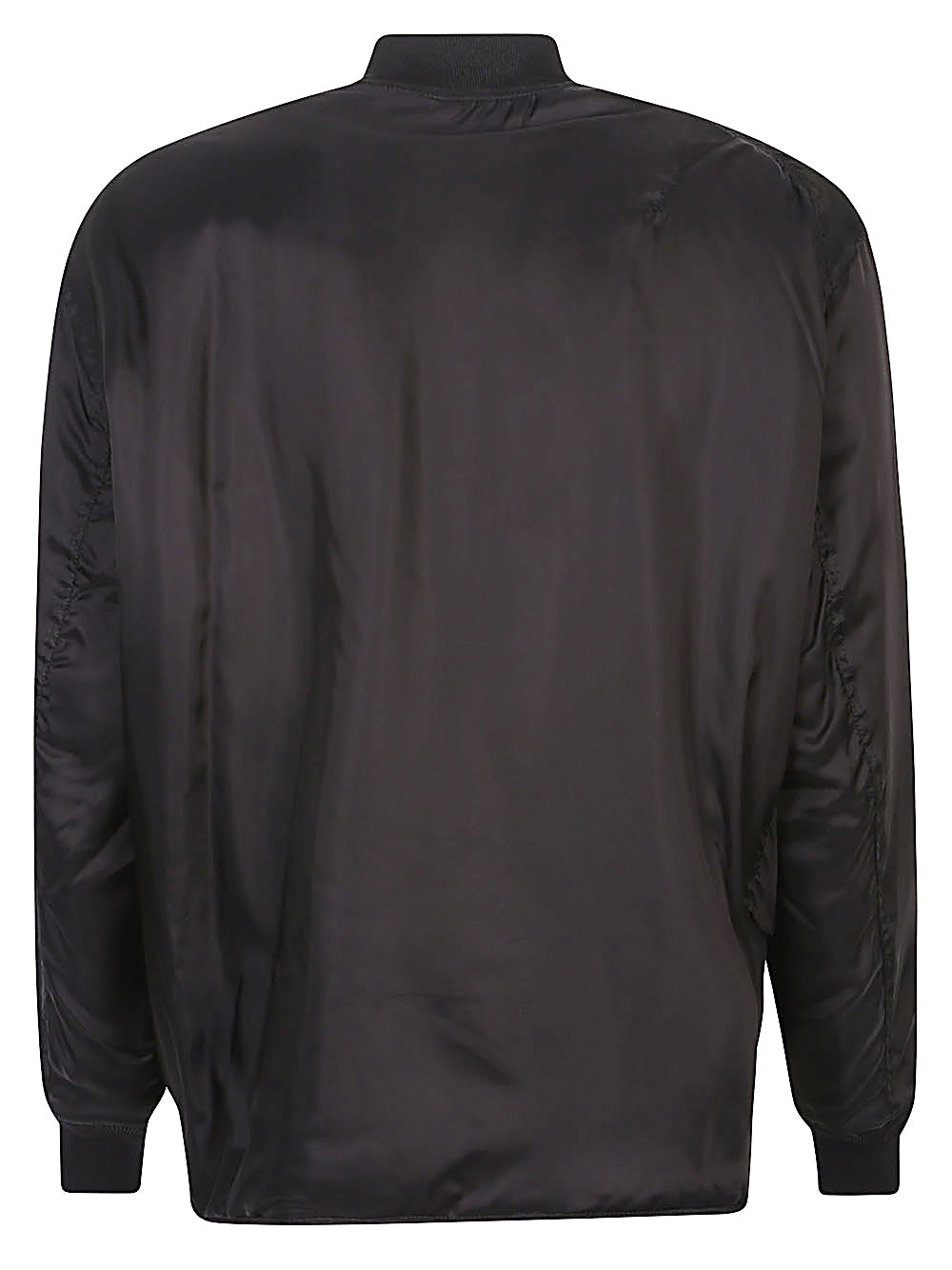 Asymmetric bomber jacket