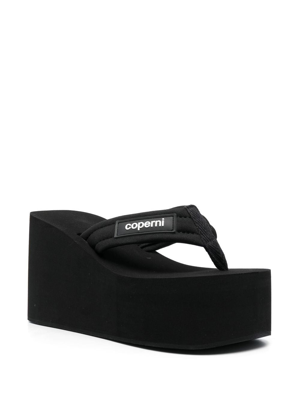 Wedge thong sandals