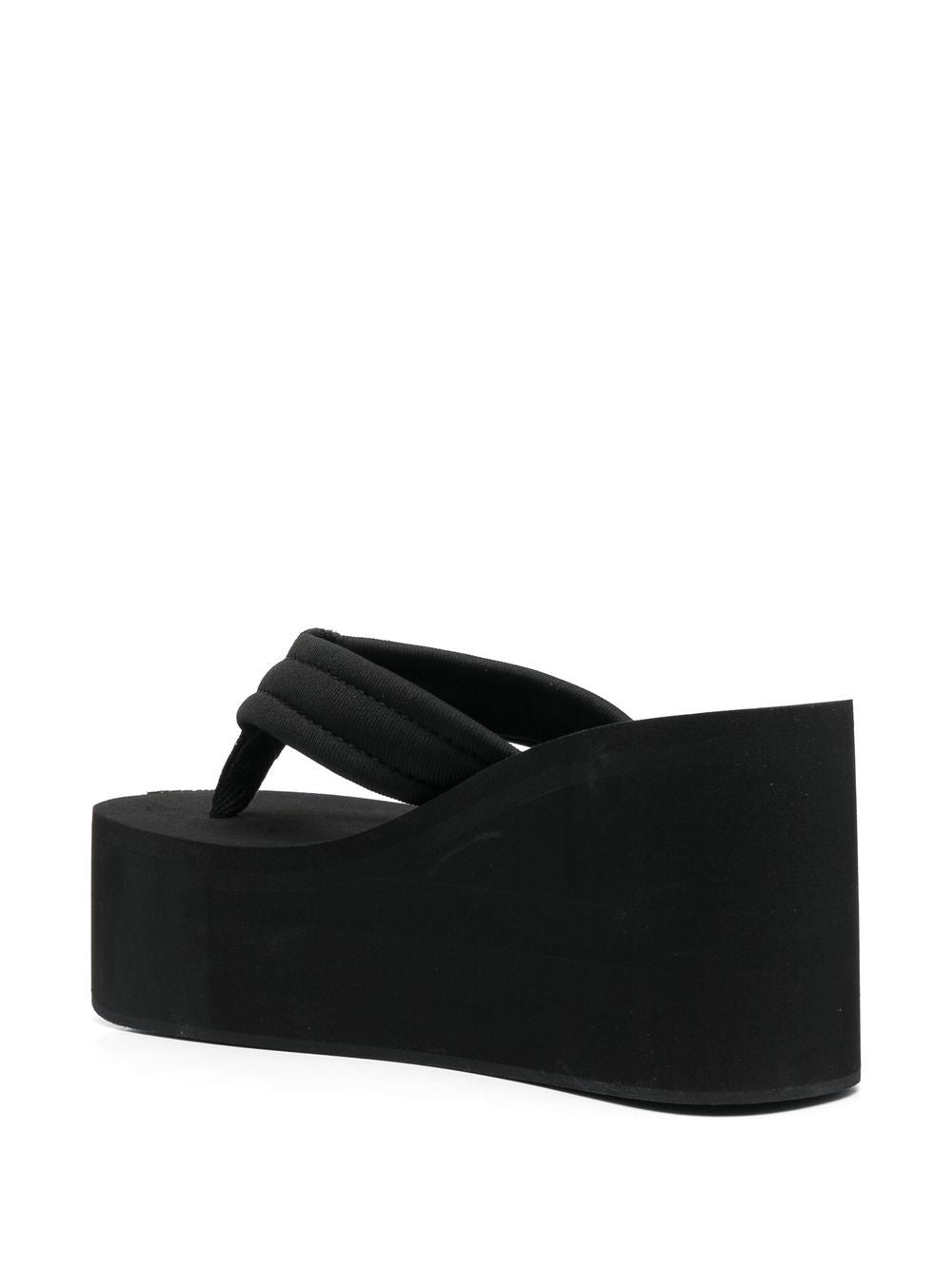 Wedge thong sandals