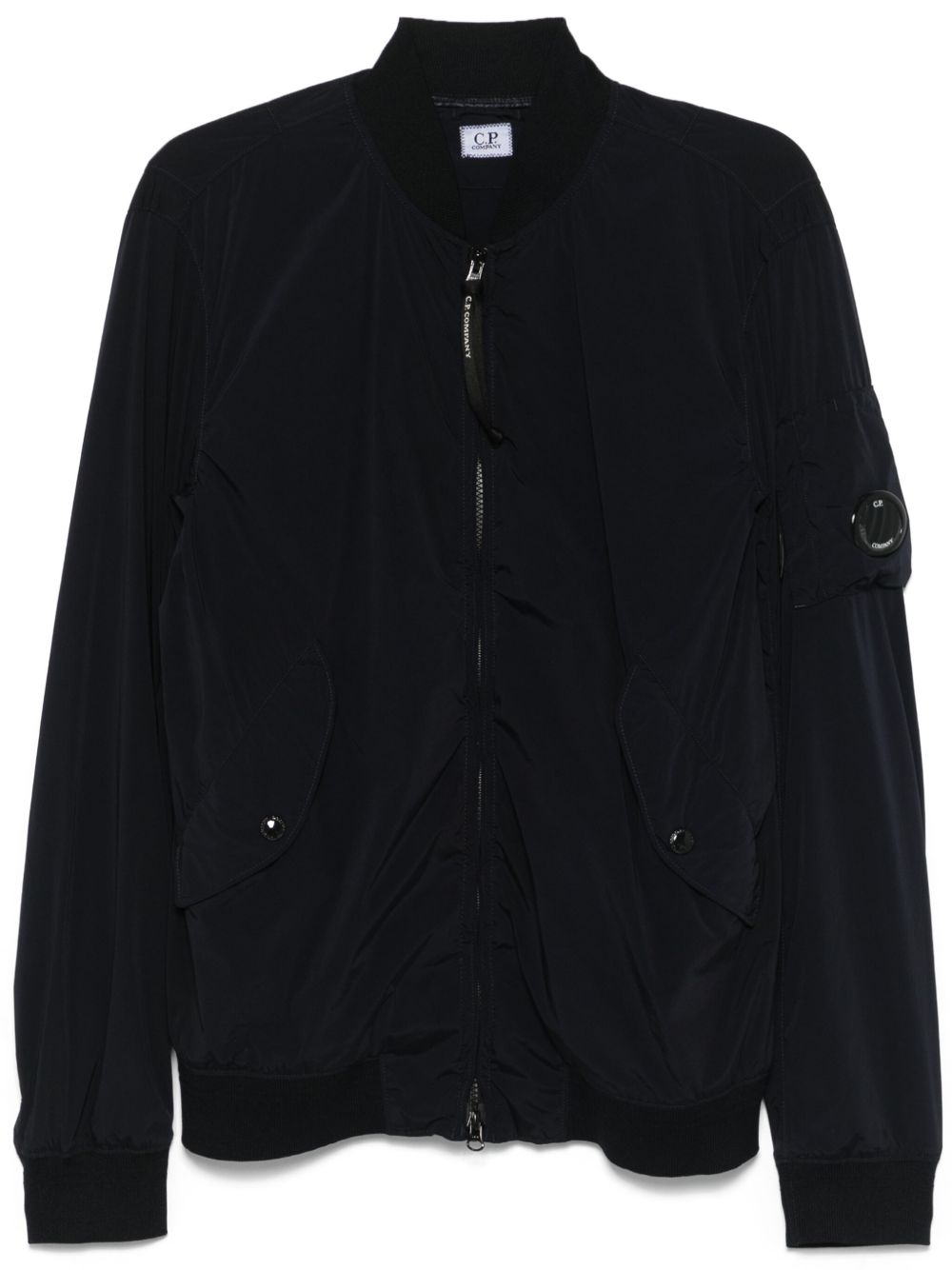 Nylon bomber jacket
