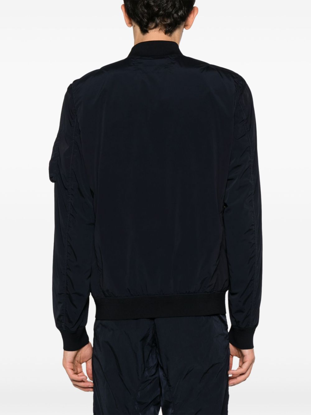 Nylon bomber jacket