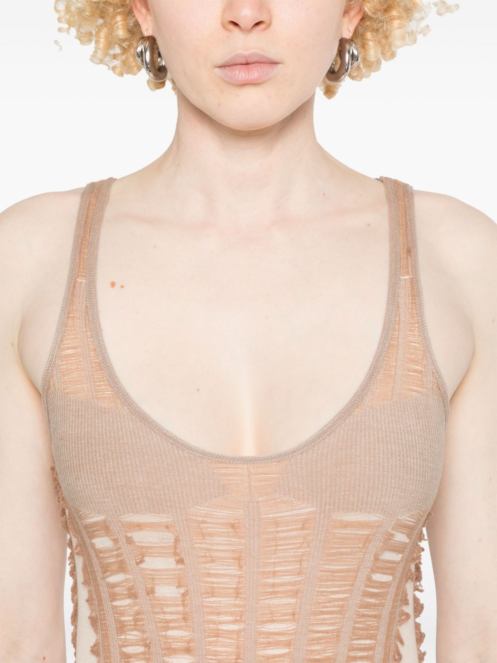 Cotton blend bodysuit