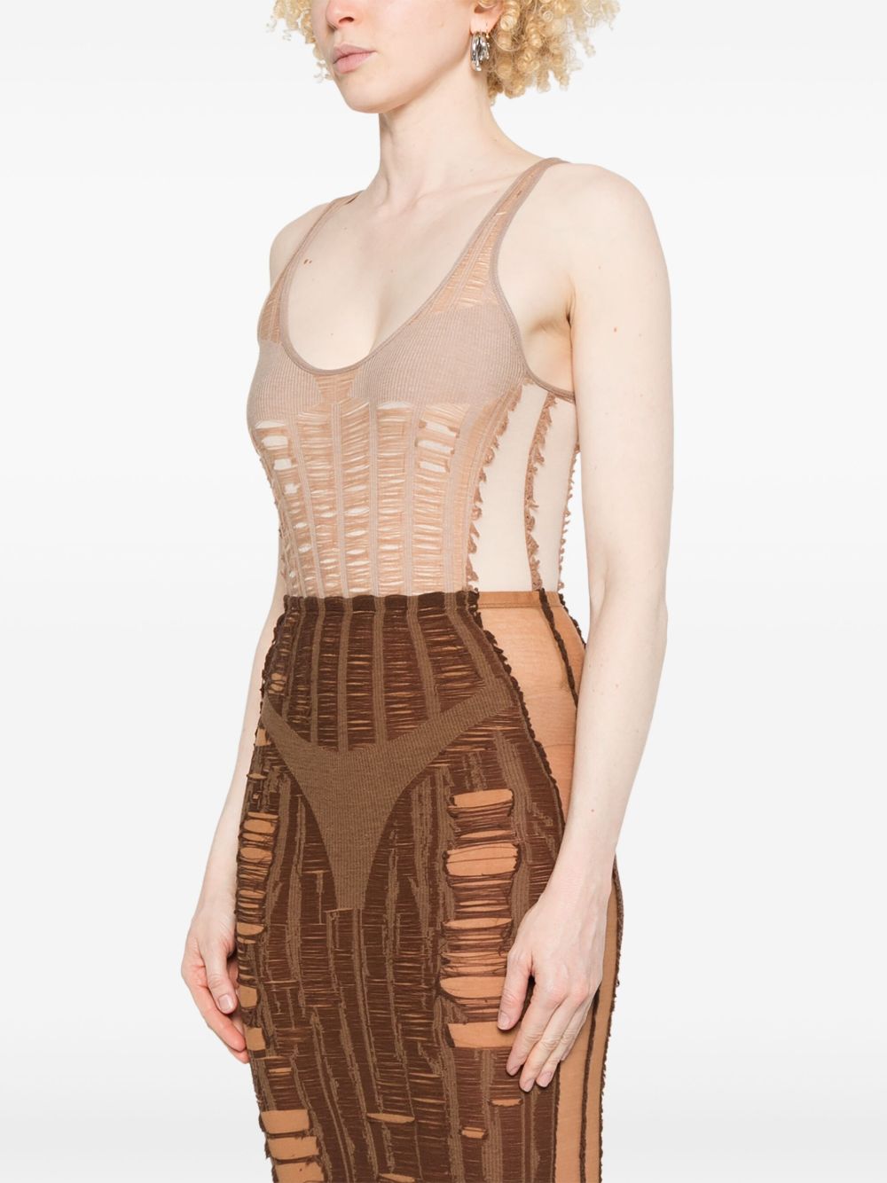 Cotton blend bodysuit