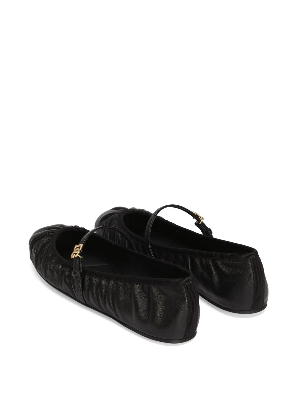 Leather ballet flats