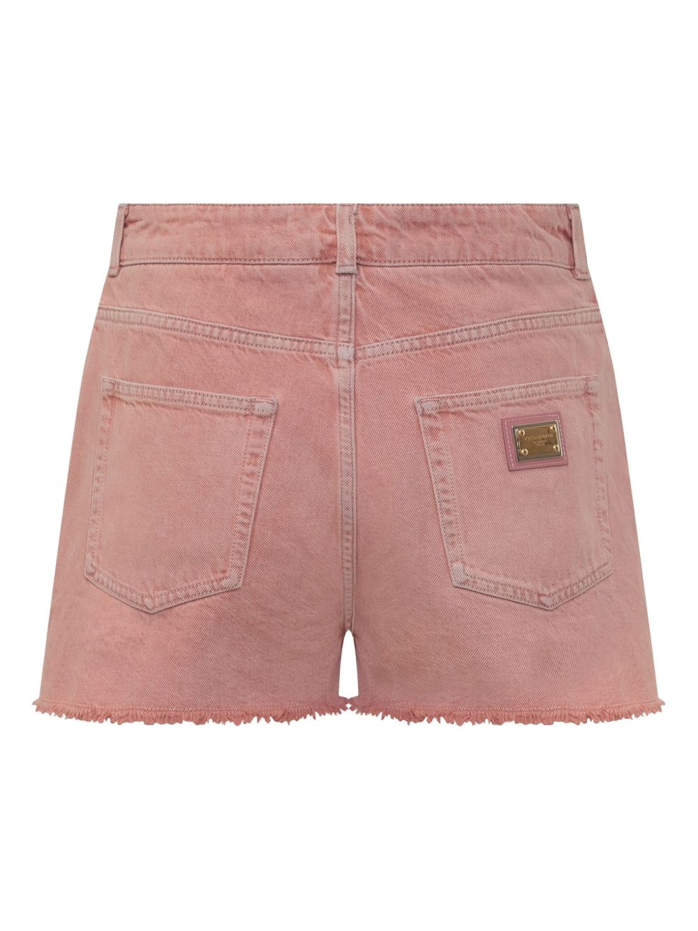 Denim cotton shorts