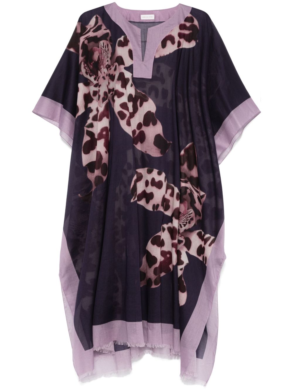 Printed kaftan dress
