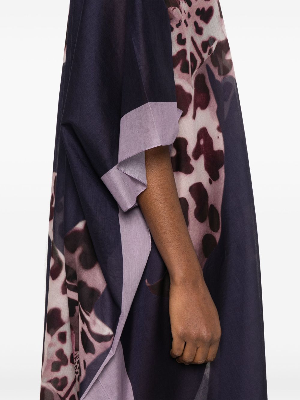 Printed kaftan dress