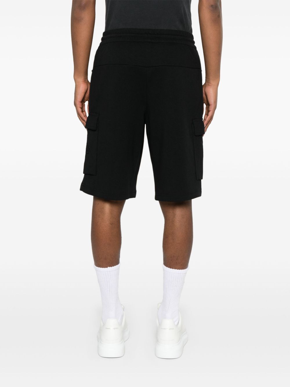 Cargo cotton blend shorts