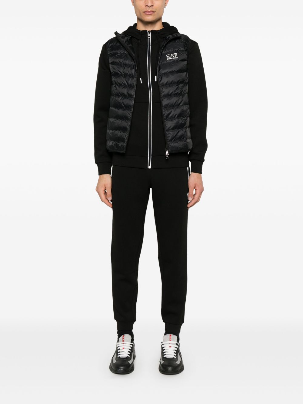 Logo down vest