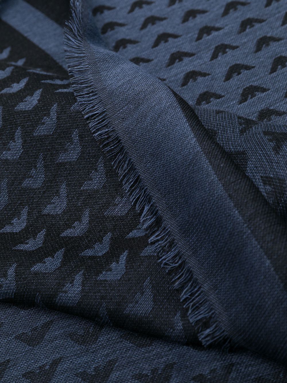 Wool blend foulard
