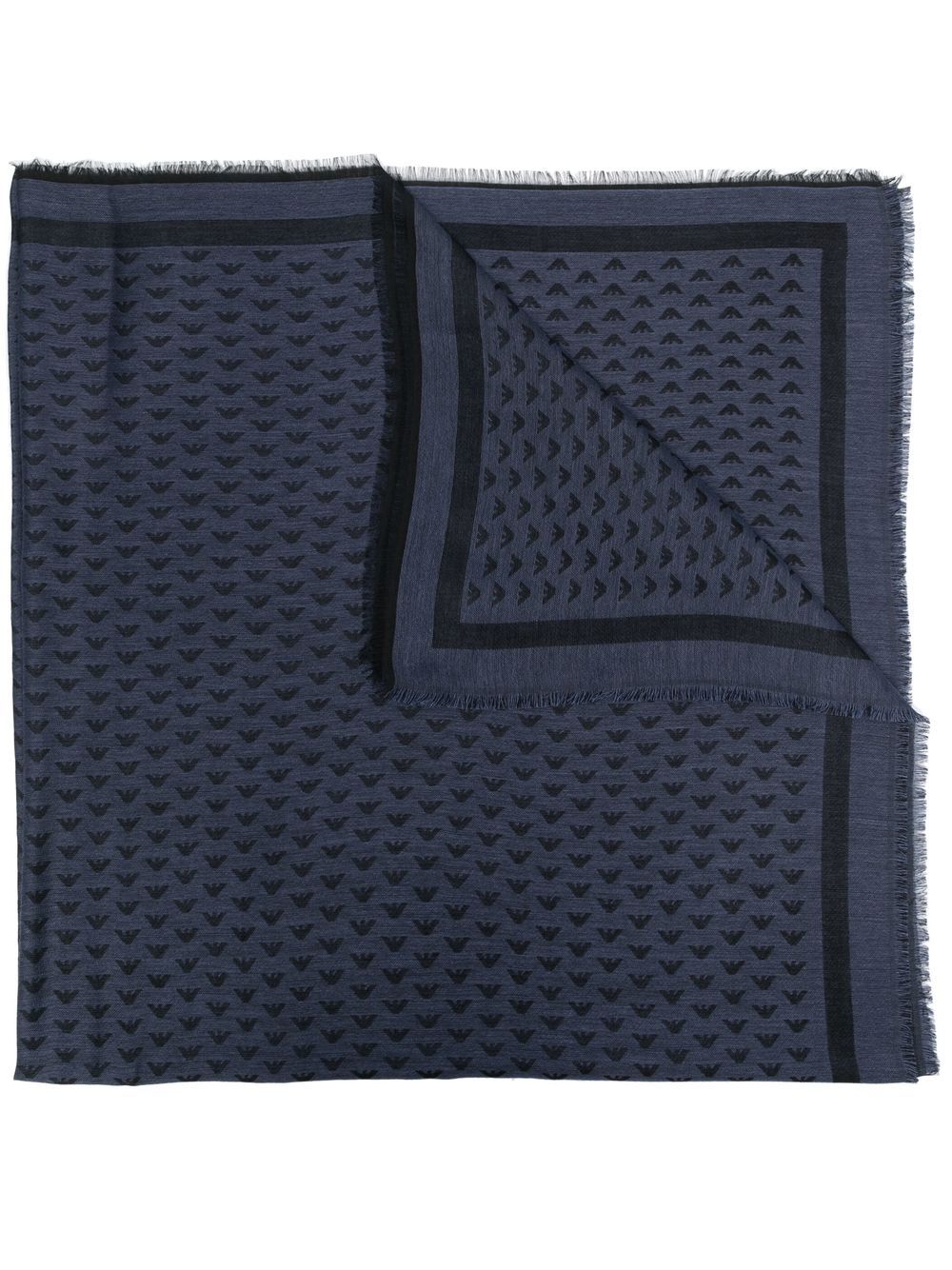 Wool blend foulard