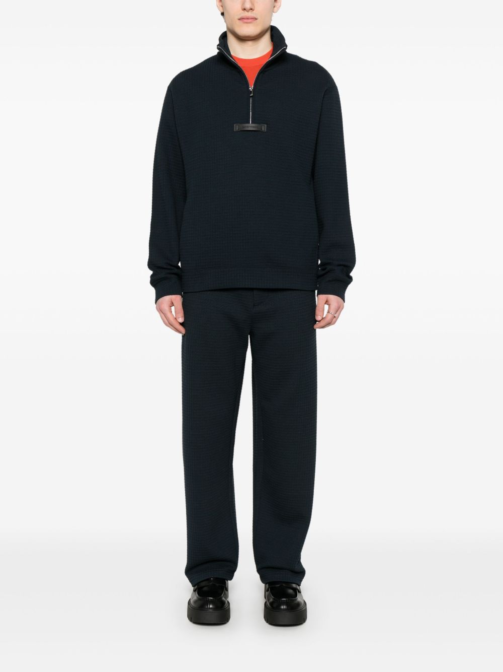 Half-zip sweatshirt