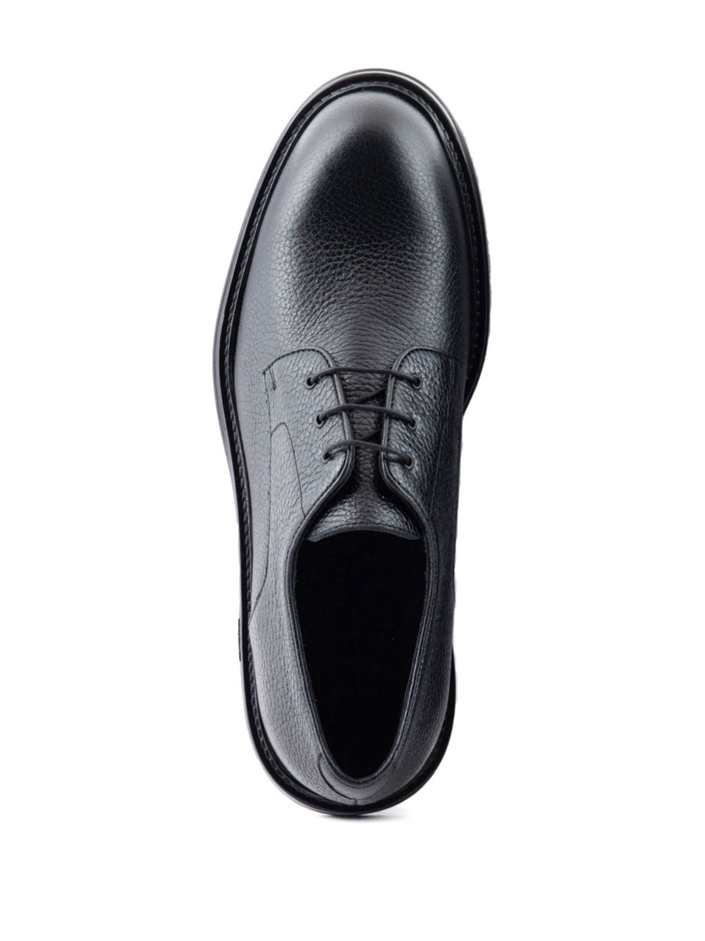 Leather laced shoes