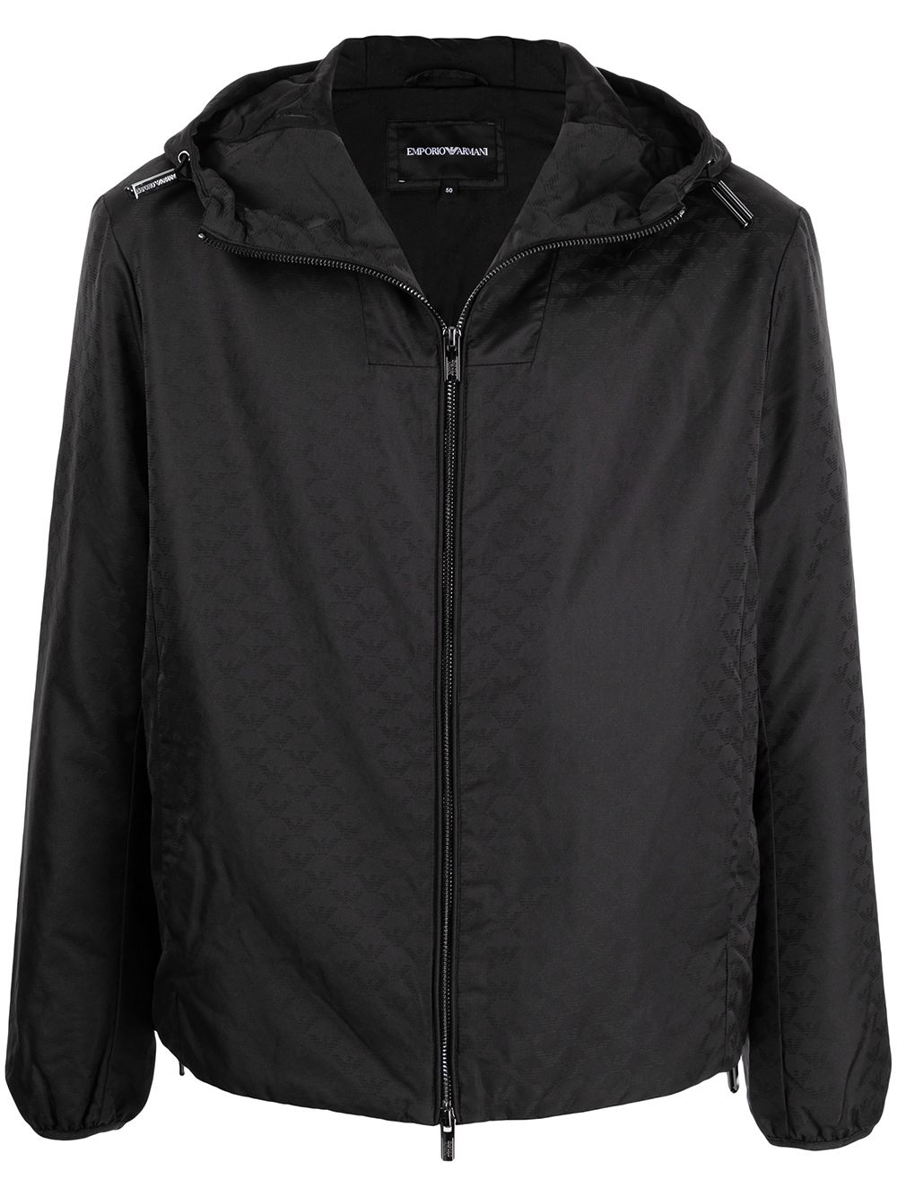 Allover logo blouson jacket