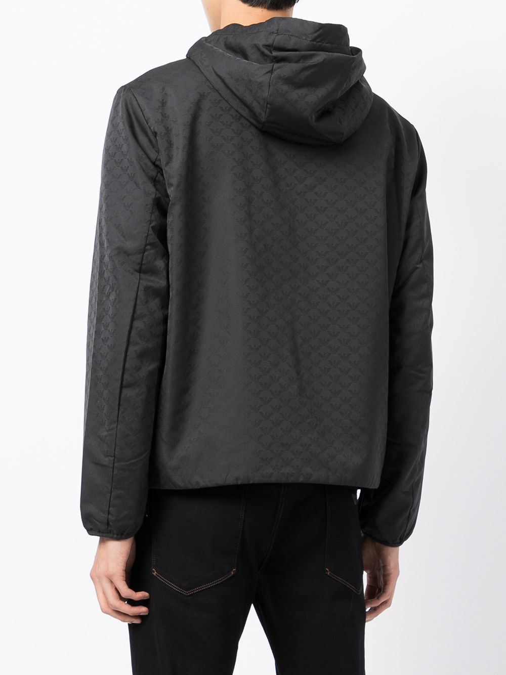 Allover logo blouson jacket