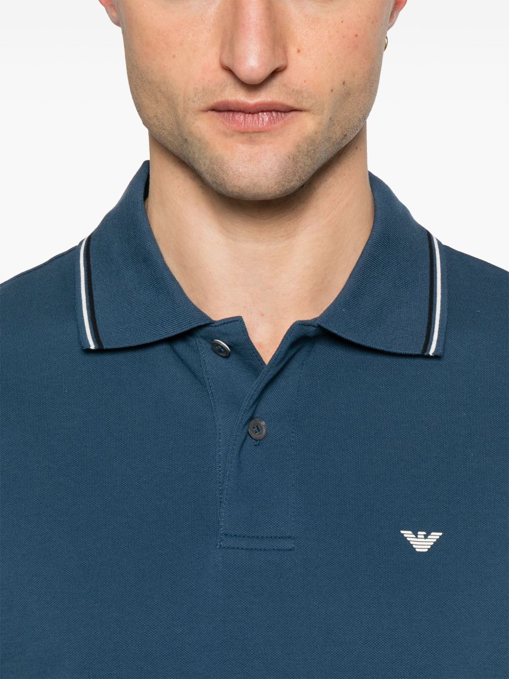 Logo cotton polo shirt