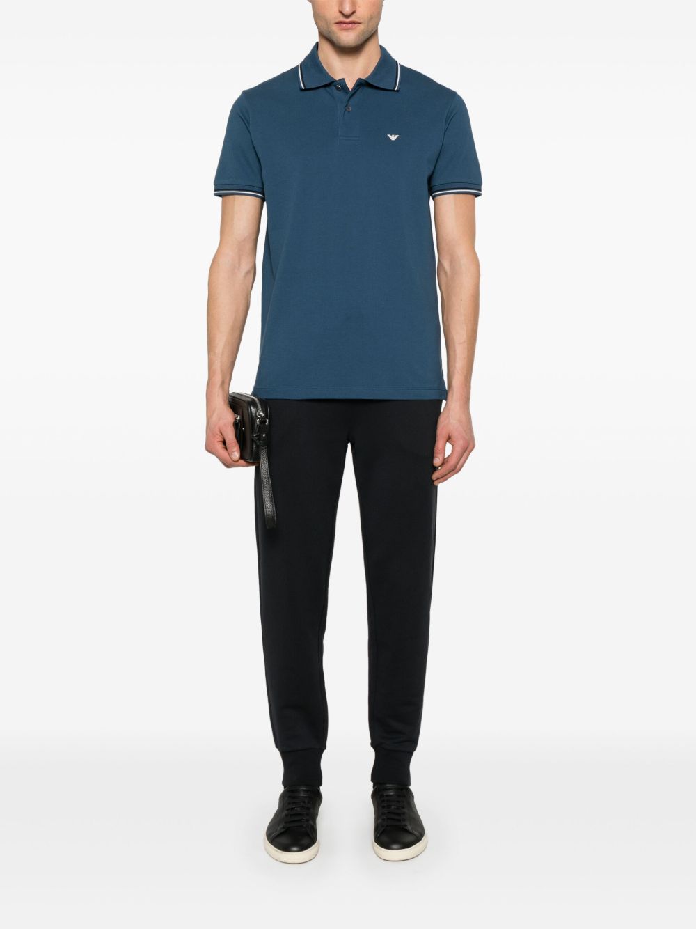Logo cotton polo shirt