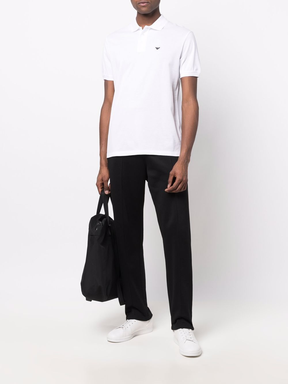 Logo cotton polo shirt