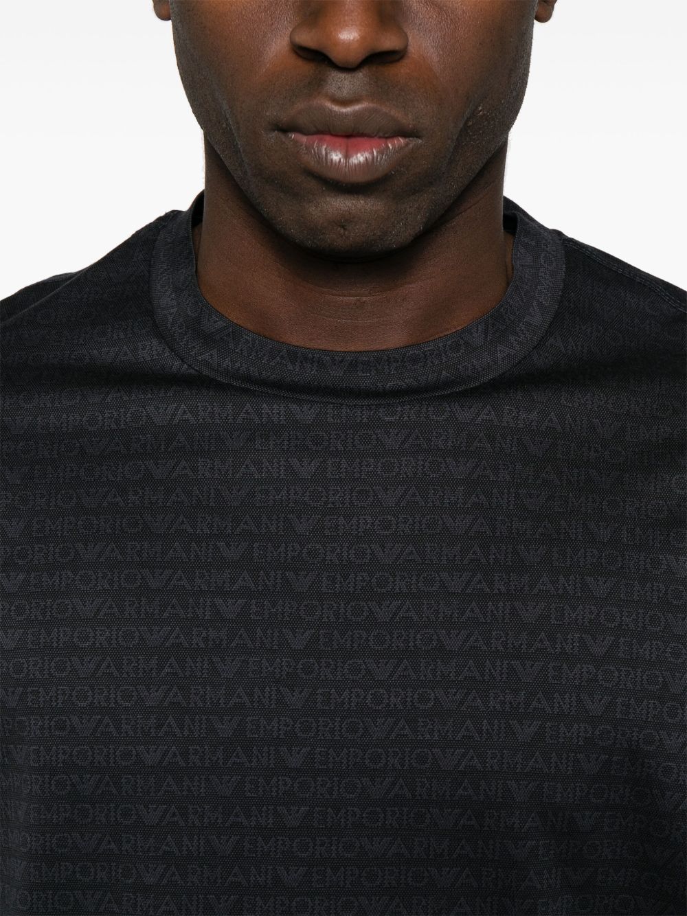 Allover logo cotton t-shirt