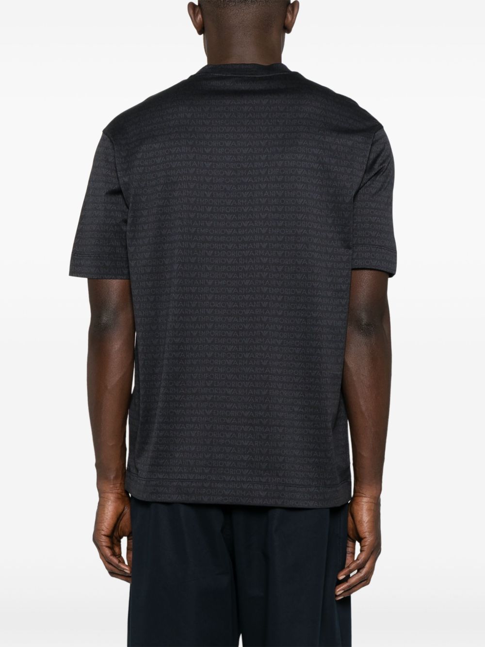 Allover logo cotton t-shirt