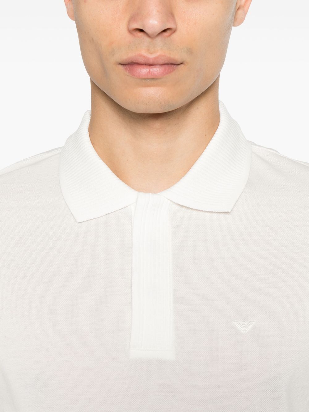 Logo cotton polo shirt