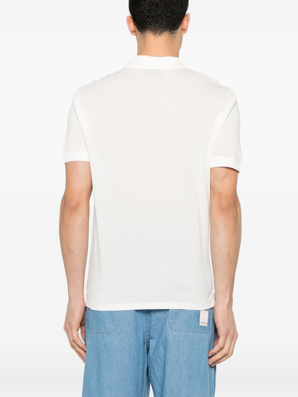 Logo cotton polo shirt
