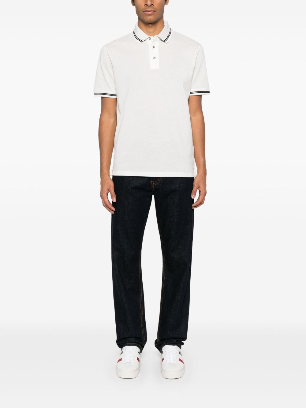 Logo cotton polo shirt