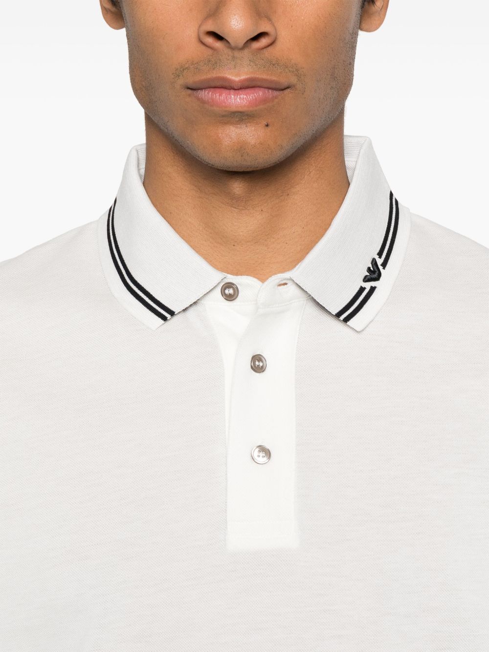Logo cotton polo shirt