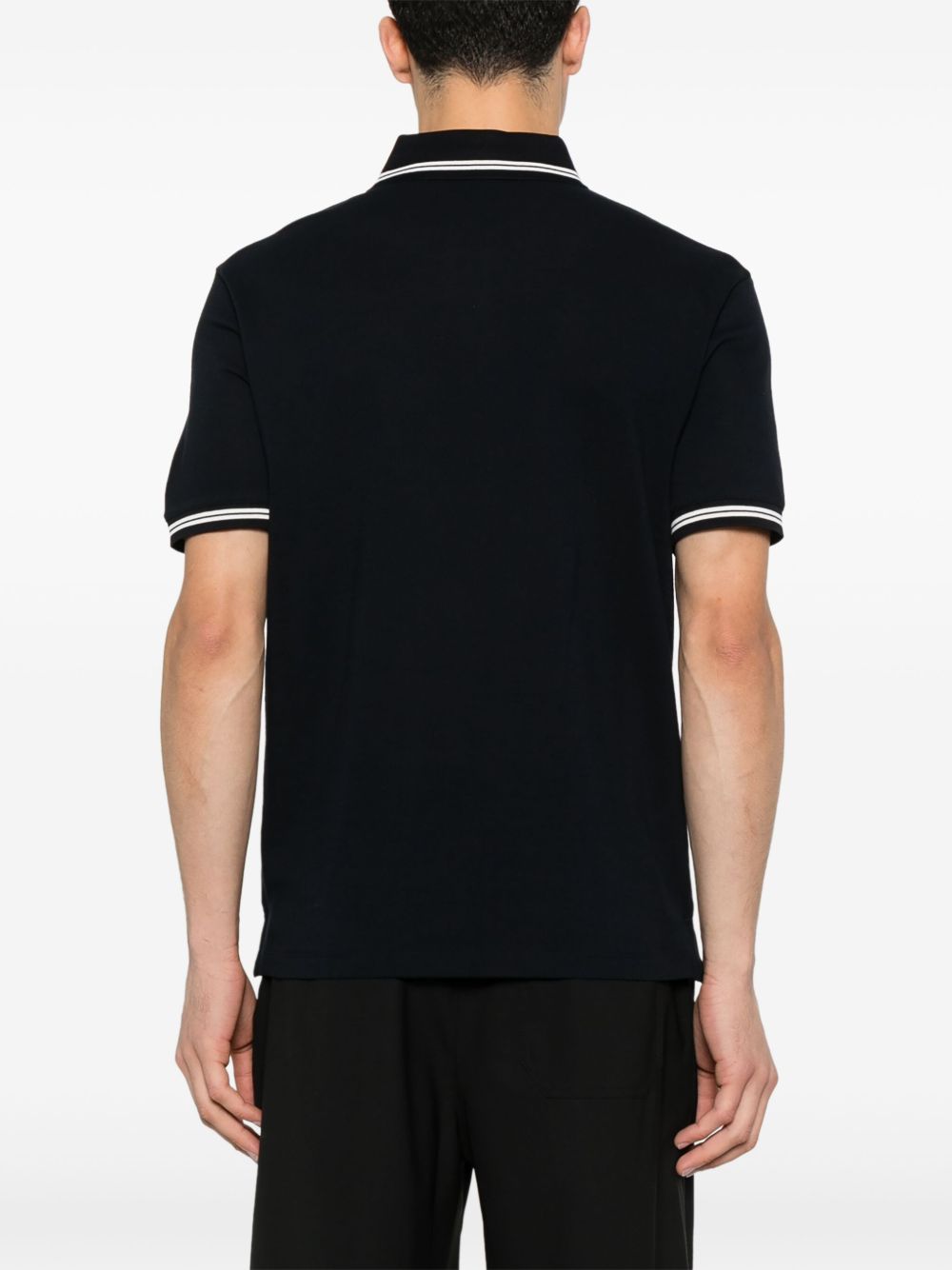 Logo cotton polo shirt
