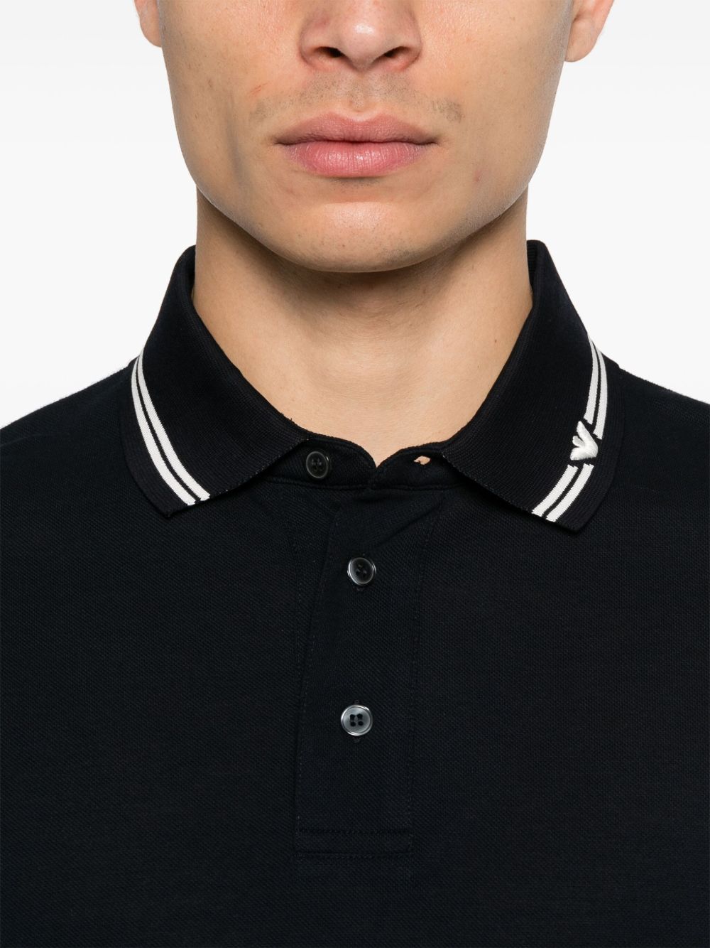 Logo cotton polo shirt