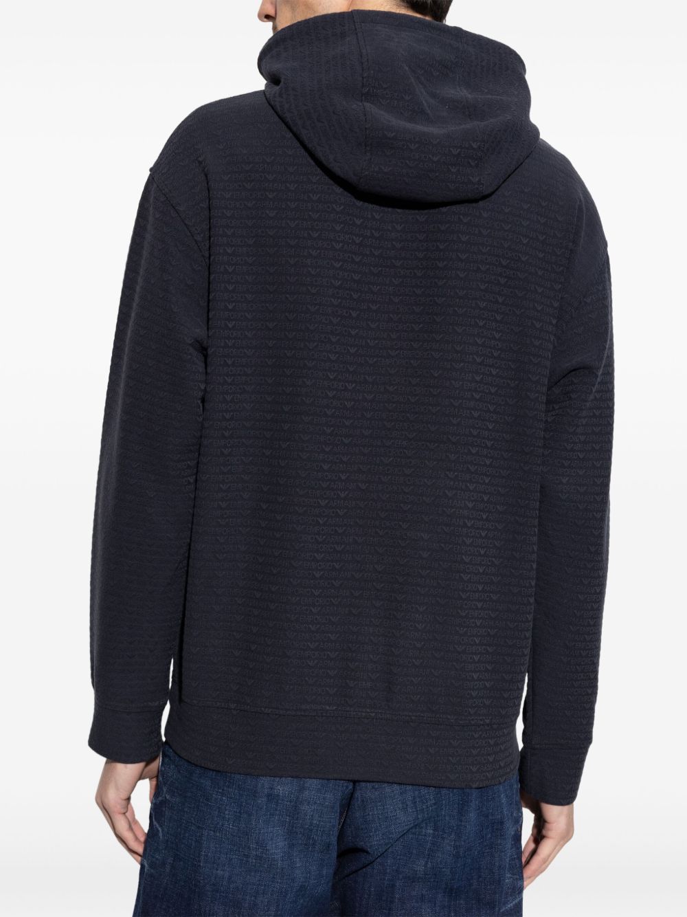 Allover logo hoodie