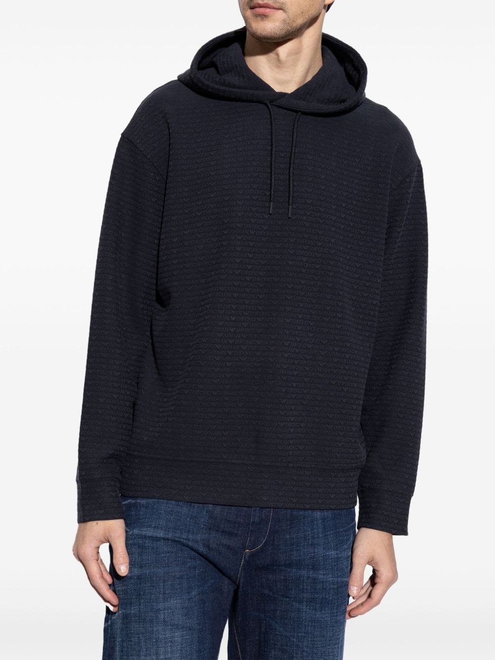 Allover logo hoodie