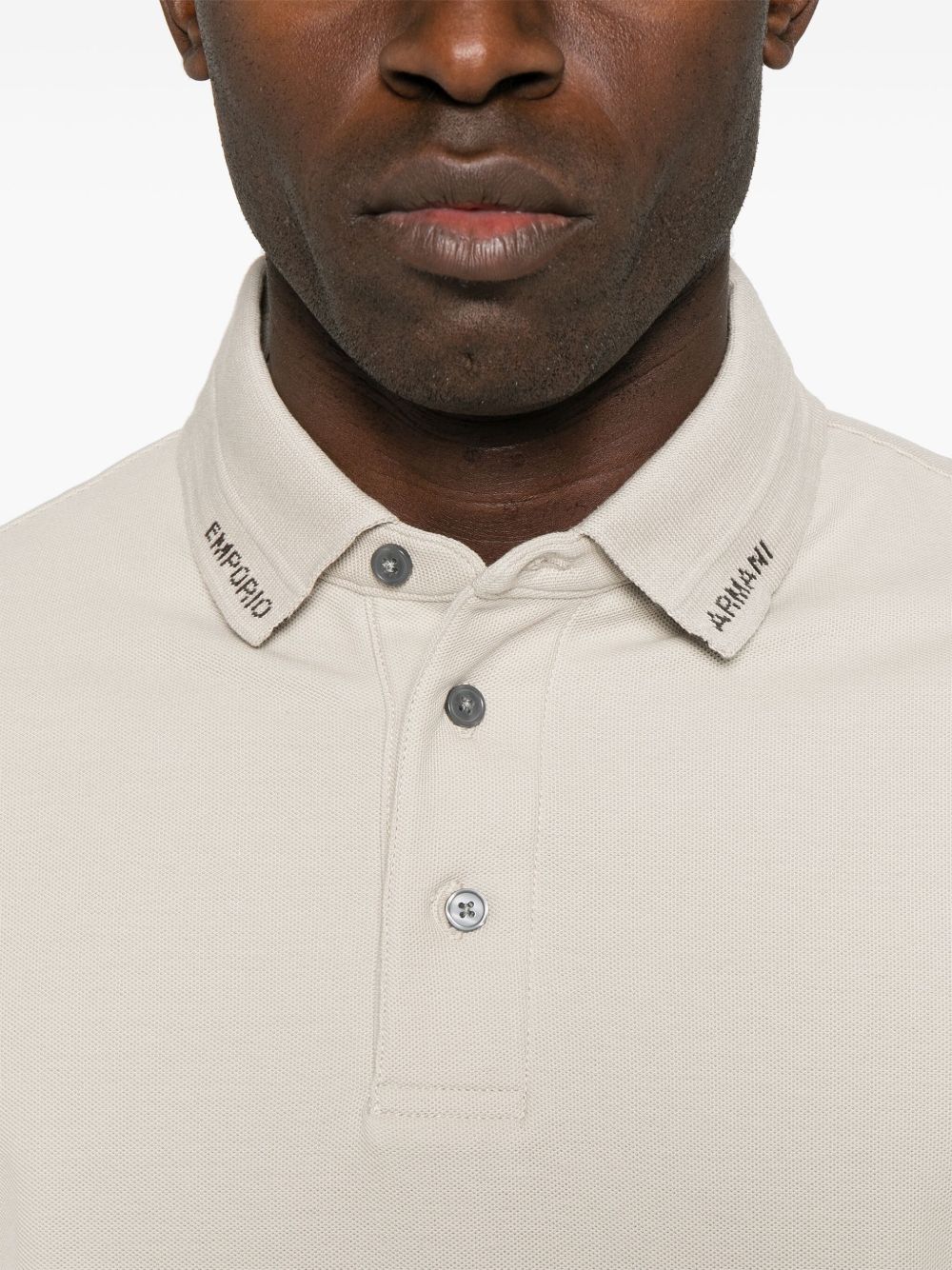Logo cotton polo shirt
