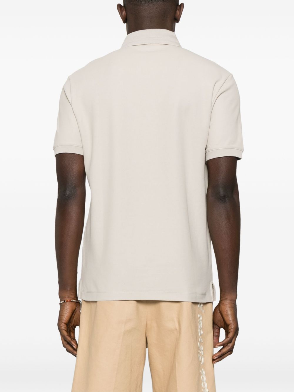 Logo cotton polo shirt